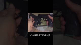 Oyuncak Tabanca vs Gerçek Tabanca [upl. by Zita950]