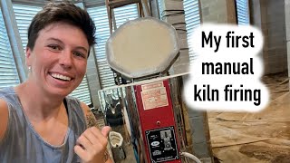 How to Bisque Fire a Manual Kiln  Evenheat 4320 Kiln [upl. by Steady]