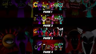 Incredibox Sprunki Mix ALL Horror Phases  Phase 1 Vs Phase 2 Vs Phase 3 incredibox sprunki [upl. by Tarrah798]