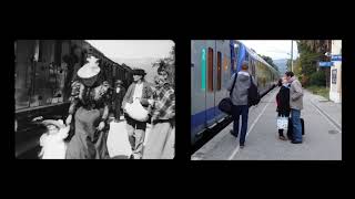 ONE FILM  ONE SHOT 10 Arrival of Two Trains at La Ciotat Station [upl. by Turk194]