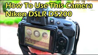 How To Use A DSLR Camera  Nikon  Canon [upl. by Noiwtna541]