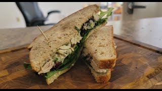 CRANBERRY CHICKEN SALAD SANDWICH [upl. by Ahsatan]