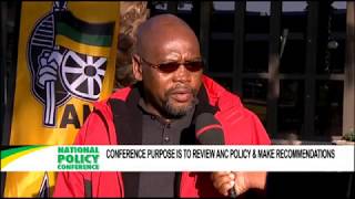 Sdumo Dlamini on ANC National Policy Conference [upl. by Echo]