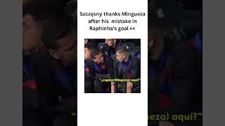 🗣 Szczesny Did he Mingueza play here Well Gracias 😅 [upl. by Doraj]