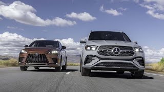 2024 Lexus RX500h vs Mercedes Benz GLE450e Battle of the Bestsellers [upl. by Wein]