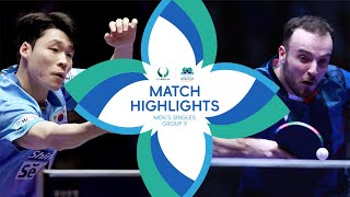 Jang Woojin vs Simon Gauzy  MS Group 9  ITTF Mens and Womens World Cup Macao 2024 [upl. by Anialed647]