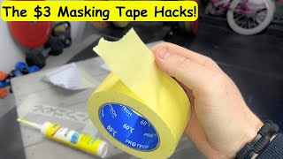 5 Masking Tape HACKS You May Not KNOW About [upl. by Aneerak]