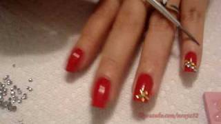 Uñas Rojas con Piedras [upl. by Alcinia939]