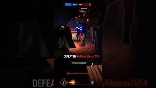 Darth Vader vs Obi Wan Kenobi Luke Skywalker and BB8 Battlefront 2 [upl. by Brooke202]