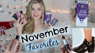 November Favorites 2013 ♥ Makeup Tea Books amp RANDOM [upl. by Mellitz]