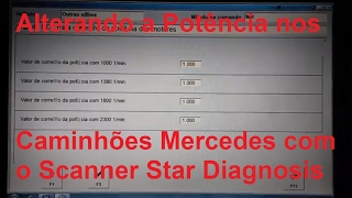 Alterando Potência nos Mercedes com EOL  NASSCAR Scanners [upl. by Wilder738]