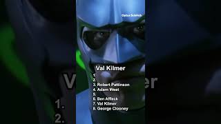 BATMAN ACTORS RANKED [upl. by Adar723]