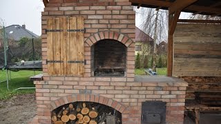 Grilo wędzarnia by buc bbq how to build smokehouse budowa krok po kroku  projekt коптильня барбекю [upl. by Rimhsak]