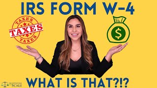 IRS Form W4 Explained [upl. by Ardnahsal]