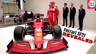 Ferrari SF21 2021 Formula 1 Car Revealed [upl. by Gilda859]