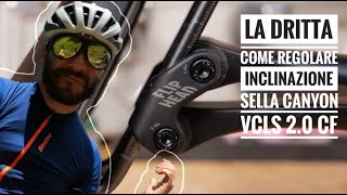 Come regolare linclinazione della sella con il reggisella Canyon VCLS gravel bike [upl. by Beltran]