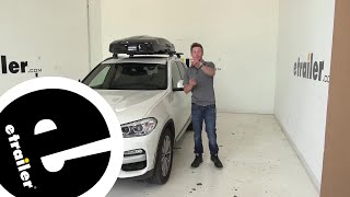 etrailer  Thule Vector Alpine Rooftop Cargo Box Review  2019 BMW X3 [upl. by Burgess]