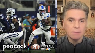 Did Detroit Lions induce Brad Allens mistake in fooling Dallas Cowboys  PFTPM  NFL on NBC [upl. by Roderica]