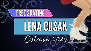 Lena CUSAK CRO  Junior Women Free Skating  Ostrava 2024 [upl. by El502]