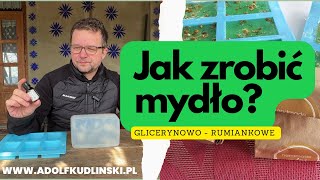 Jak zrobić mydło glicerynowe  rumiankowe [upl. by Lilian]