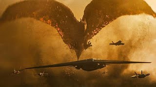 Rodan Vs Jets and King Ghidorah Scene  Godzilla King of the Monsters 2019 [upl. by Enrev470]