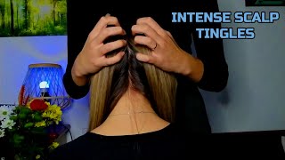 ASMR Real Person Scalp Scratch Massage Intense with Multiple Techniques  No Talking [upl. by Anelrats196]