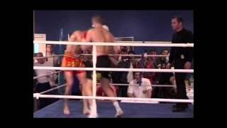 Bambos Giorgoudis europeene champion kickboxer Highlights [upl. by Esyak856]