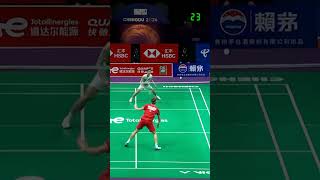 Longest rally 49 shots Chou Tien Chen vs Viktor Axelsen  Thomas Cup 2024 MS QF badminton [upl. by Spitzer]