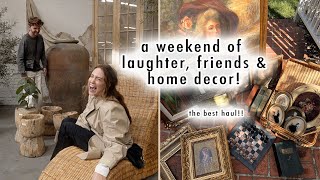 WEEKEND VLOG amazing decor finds and fun with friends  XO MaCenna Vlogs [upl. by Elletnuahs81]