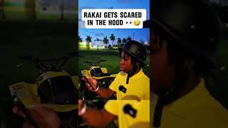 RAKAI GETS SCARED IN THE HOOD 👀🤣 fyp kaicenat kaicenatclips 2xrakai funny 2xrakaiclips [upl. by Roshan]