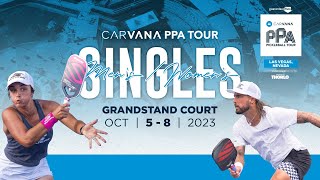 Guaranteed Rate PPA Championships presented by Thorlo Grandstand Court  Men’s and Women’s Singles [upl. by Iow]