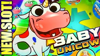 NEW BABY UNICOW CAUGHT IN VEGAS 🍼 OH BABY BABY JOURNEY TO THE PLANET MOOLAH Slot Machine LampW [upl. by Nowell239]