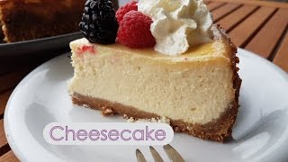 Tarta de queso al horno  Cheesecake estilo New York  Facil  Paso a paso [upl. by Zippora]