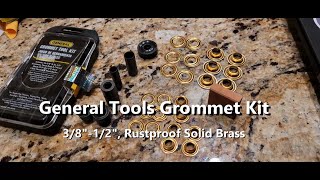 General Tools Grommet Kit [upl. by Belvia753]