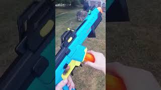 Modified Nerf Rival Pathfinder Firing Demonstration blaster nerf rival springer pathfinder [upl. by Hsekin]