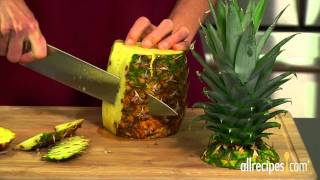 How to Cut Pineapple  Allrecipes [upl. by Arathorn]