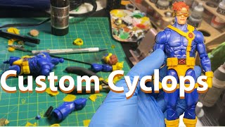 Customizing Marvel legends Cyclops I Broke it [upl. by Nile]