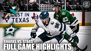 San Jose Sharks vs Dallas Stars  Full Game Highlights  ESPN NHL [upl. by Rialb404]