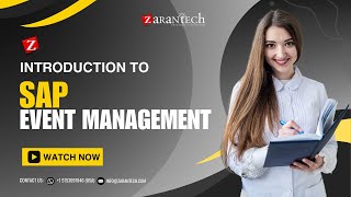 introduction to SAP Event Management zarantechdotcom [upl. by Hulbig956]