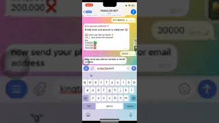how I withdraw from PAMALOG BOT [upl. by Irtimed52]
