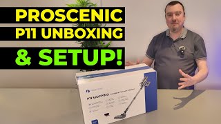 Unboxing the Proscenic P11 Mopping Cordless Vacuum and Setup [upl. by Gisella20]