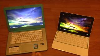 HP Chromebook 14 vs HP Chromebook 11 [upl. by Finegan]