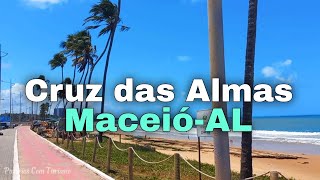 Praia de Cruz das Almas em Maceió  Turismo no Nordeste [upl. by Nnaeilsel]