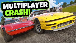 Failrace VS Camodo Crew Race Ends in TOTAL DESTRUCTION in Wreckfest Multiplayer [upl. by Nnybor]