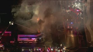 SkyFOX over Tolleson area fire [upl. by Teeter]