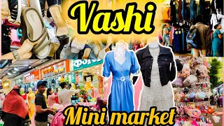 Vashi Mini Market  Street shopping in Navi Mumbai  Readymade dress  ethnics wears  footwear [upl. by Maier]