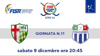 Serie A1  Giornata n11  Engas Hockey Vercelli x Why Sport HC Valdagno [upl. by Teahan]