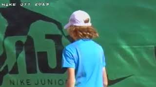 Jannik Sinner  Nike Junior Tour 2013 Final U12 vs Gabriele Felline [upl. by Catima]