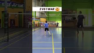 Insane 2vs1 Badminton Defense Drill [upl. by Royden273]