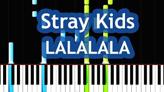 Stray Kids  LALALALA Piano Tutorial [upl. by Anjanette]